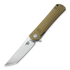 Bestech Kendo - Stonewash + Satin - G10 kääntöveitsi, beige