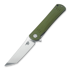 Bestech Kendo - Stonewash + Satin - G10 sulankstomas peilis, žalia