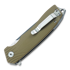 Bestech Lion - Stonewash + Satin - G10 sulankstomas peilis, beige