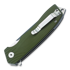 Bestech Lion - Stonewash + Satin - G10 折叠刀, 綠色