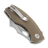 Bestech Lizard - Beadblast + Satin - G10 sulankstomas peilis, beige
