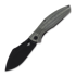 Bestech Lockness - Blackwash - Black Canvas Micarta kääntöveitsi