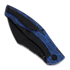 Bestech Lockness - Blackwash - G10 sulankstomas peilis, juoda, mėlyna