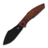 Bestech Lockness - Blackwash - G10 sulankstomas peilis, juoda, oranžinėnge