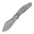 Bestech Lockness - Stonewash - G10 kääntöveitsi, musta, valkoinen