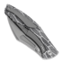 Bestech Lockness - Stonewash - G10 kääntöveitsi, musta, valkoinen