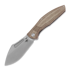 Bestech Lockness - Stonewash - Natural Canvas Micarta kääntöveitsi