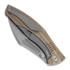 Bestech Lockness - Stonewash - Natural Canvas Micarta sulankstomas peilis