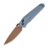 Bestech - Mothus - Gold PVD - G10, blue grey