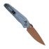 Bestech Mothus - Gold PVD - G10 접이식 나이프, blue grey