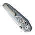 Coltello pieghevole Bestech Mothus - Satin - Titanium, blu