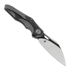 Bestech Nogard sulankstomas peilis, black-blue marble carbon fiber