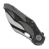 Bestech Nogard sulankstomas peilis, black-blue marble carbon fiber
