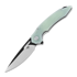 Bestech Ornetta - Blackwash + Satin - G10 sulankstomas peilis, jade