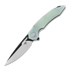 Bestech Ornetta - Blackwash + Satin - G10 kääntöveitsi, jade