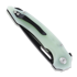 Bestech Ornetta - Blackwash + Satin - G10 sulankstomas peilis, jade