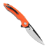 Bestech Ornetta - Blackwash + Satin - G10 sulankstomas peilis, oranžinėnge