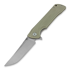Bestech Paladin - Stonewash + Satin - G10 kääntöveitsi, beige