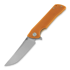 Bestech Paladin - Stonewash + Satin - G10 sulankstomas peilis, oranžinėnge