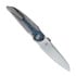 Coltello pieghevole Bestech Prydwen - Beadblast + Satin - Blue Marble CF