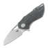 Bestech Riverstone - Satin - Canvas Micarta kääntöveitsi, musta