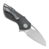 Bestech Riverstone - Satin - Canvas Micarta kääntöveitsi, musta