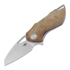 Bestech Riverstone - Satin - Canvas Micarta kääntöveitsi, natural