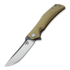Bestech Scimitar - Grey + Satin - G10 sulankstomas peilis, beige