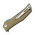 Bestech Scimitar - Grey + Satin - G10 kääntöveitsi, beige