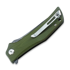 Bestech Scimitar - Grey + Satin - G10 sulankstomas peilis, žalia