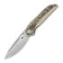 Coltello pieghevole Bestech Senu - Hand Rrubbed Satin - Titanium w/Fat Carbon