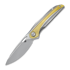Bestech Senu - Stonewash + Satin - Titanium w/Ultem sulankstomas peilis