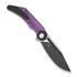 Nóż składany Bestech Seraph - Blackwash + Satin - Titanium, purpurowa