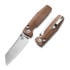 Bestech - Slasher - Satin - Micarta, brun