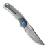 Coltello pieghevole Bestech Supernova - Damasteel - Titanium + Zirconium Timascus