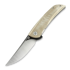 Bestech - Swift - Blackwash + Satin - Micarta, beige