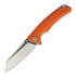 Coltello pieghevole Bestech Texel - Grey + Satin - G10, arancione