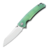Bestech Texel - Stonewash + Satin - G10 sulankstomas peilis, jade