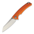 Bestech Texel - Stonewash + Satin - G10 sulankstomas peilis, oranžinėnge
