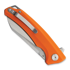 Bestech Texel - Stonewash + Satin - G10 sulankstomas peilis, oranžinėnge