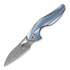 Bestech - The Reticulan - Damascus - Titanium, bl&aring;