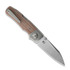 Bestech Tonic - Satin - Micarta sulankstomas peilis, ruda