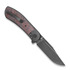 Bestech Vestige - Blackwash - Red Marble CF sulankstomas peilis