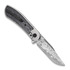 Bestech Vestige - Damasteel - Black Camo Fat Carbon sulankstomas peilis