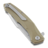 Bestech Warwolf - Stonewash + Satin - G10 sulankstomas peilis, beige