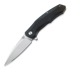 Bestech Warwolf - Stonewash + Satin - G10 kääntöveitsi, musta