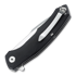 Bestech Warwolf - Stonewash + Satin - G10 kääntöveitsi, musta