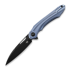 Bestech Wibra - Blackwash - Titanium sulankstomas peilis, mėlyna