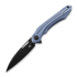 Bestech Wibra - Blackwash - Titanium kääntöveitsi, sininen