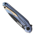 Zavírací nůž Bestech Wibra - Blackwash - Titanium, modrá